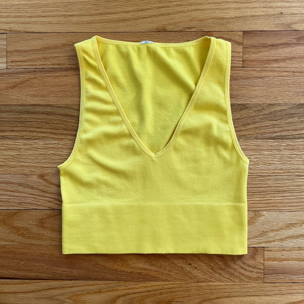 ‼️SOLD‼️ Forever 21 Cropped Ribbed Knit Tank Top
